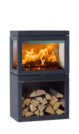 1 × Jøtul F520 + 1 × Jøtul F400 ECO Noir