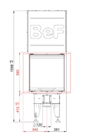 Bef Home 3-zijdig - Therm V 6 U (lift deur) diep