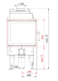 Bef Home hoek - Feel 6 CP - rechts (draai deur) ondiep