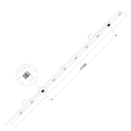 Heatpipes rek 30 stuks 3.68m2