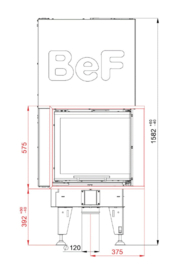 Bef Home hoek - Therm V 6 CP - rechts (lift deur) diep