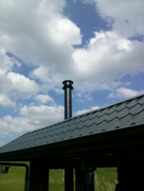 Veranda - installatie pakket schuin dak 100/150mm - alles dubbelwandig
