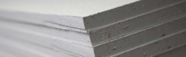 Calciumsilicaatplaat - haard inbouw plaat - 125x250cm - 30mm