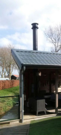 Installatie pakket schuin dak + Saenfire Hutte 5 kw