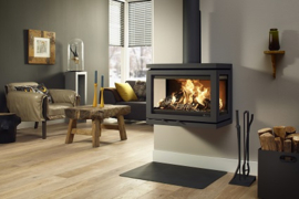 Dik Geurts Vidar triple medium wall & store - houtkachel
