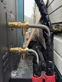 Rvs ribbel buis / solar leiding / zonneboiler & warmtepomp flexibel