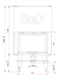 Bef Home double V 7 Feel tunnel (1 x liftdeur) ondiep