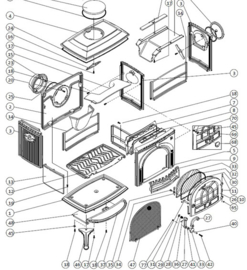 Piezas de repuesto Jotul F 8 (Español)