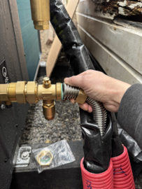 Rvs ribbel buis / solar leiding / zonneboiler & warmtepomp flexibel