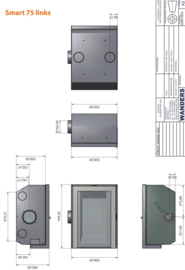 Wanders Smart 75 hoek Links/rechts zwart