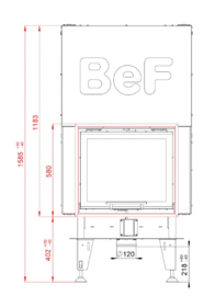 Bef Home double V 6 N Feel tunnel (1 x liftdeur) ondiep