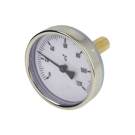 Buffertank thermometer 1/2"  0 - 120 °C lang model