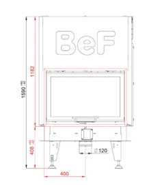 Bef Home Twin V 8 tunnel (1 x liftdeur)