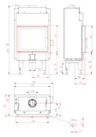 BEF HOME Aqualite 6 (nieuwbouw woning cv-haard) 150mm kanaal