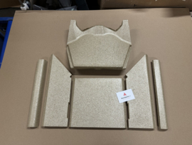 Contura 556 586 596 Série Style avec vitre latérale (Nouveau modèle)