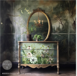 Froggy Meadow Greens | 84.1 x 59.4 cm