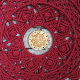 Macrame mandala detail