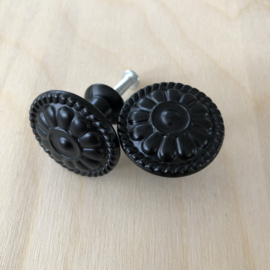 Knop Vintage Zwart