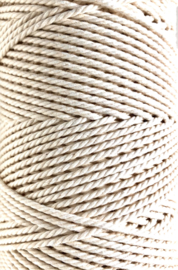 Macramé koord 3 mm Naturel