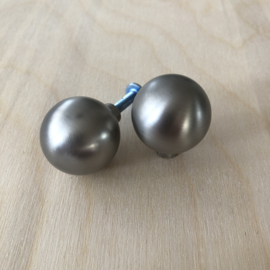Knop Bol roestvrij staal