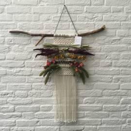 macrame met droogboemen