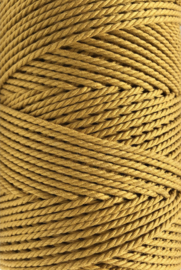 Macramé koord 3 mm Mustard