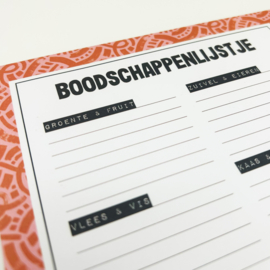 Boodschappenlijstje A5 - per 5 stuks