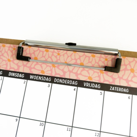 Kalender 2024 A4 KLEUR klembord per 3 stuks