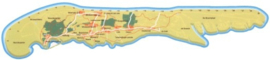 Plattegrond van Terschelling