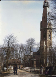 Foto op canvas Urbanuskerk 1895 KLEUR 40x30cm