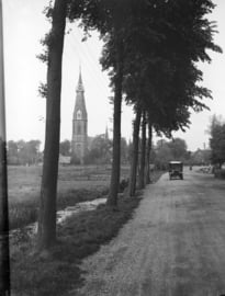 Nr.3 Foto op canvas van de Noorddammerweg rond 1920.