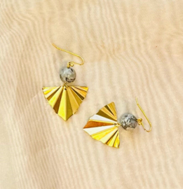 Golden Triangle earrings