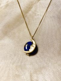 Blue moon necklace