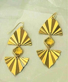Golden Triangle earrings