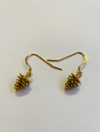 pinecone earrings