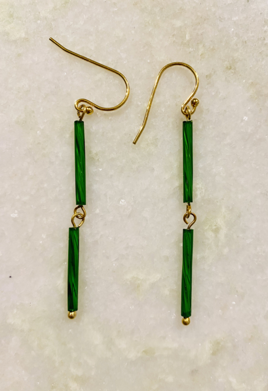 The green spirit earrings