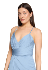 Vera Mont Cocktailjurk – Elegante Hemelsblauwe Satin Party Dress | Feestkledij & Suitekledij Dames