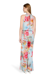 Elegante Bloemenprint Jumpsuit in zachte pasteltinten - Vera Mont