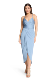 Vera Mont Cocktailjurk – Elegante Hemelsblauwe Satin Party Dress | Feestkledij & Suitekledij Dames