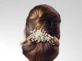 Swarovski Hair adornment; pearls
