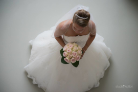 Beautiful bride Martine from a different angle
