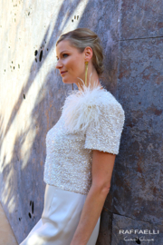 Prachtige 2 pièces in zachte ivoorkleuren - Linea Raffaelli