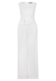Elegante Witte Bruids Jumpsuit Dames – Moderne Trouwoutfit  | Bruiloft, Burgerlijke Trouw Vera Mont
