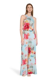 Elegante Bloemenprint Jumpsuit in zachte pasteltinten - Vera Mont