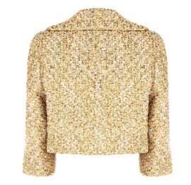 Goudkleurige vest, met alles combineerbaar