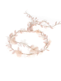 Hairband with flowers and leaves