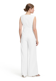 Elegante Witte Bruids Jumpsuit Dames – Moderne Trouwoutfit  | Bruiloft, Burgerlijke Trouw Vera Mont