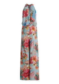 Elegante Bloemenprint Jumpsuit in zachte pasteltinten - Vera Mont