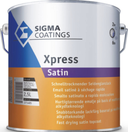 Sigma Xpress satin - Wit - 1 liter