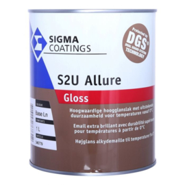 Sigma S2U Allure Gloss - 5353B sigma beste buitenkleurenwaaier helder blauw - 2,5 liter